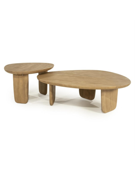 Table basse Maud en bois de manguier massif