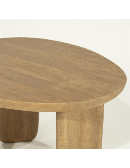 Table basse Maud en bois de manguier massif