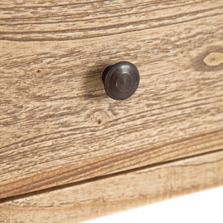 Console en bois massif de mindi avec... Console en bois massif de mindi avec...