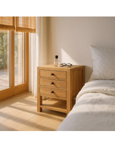 Chevet 3 tiroirs avec...
