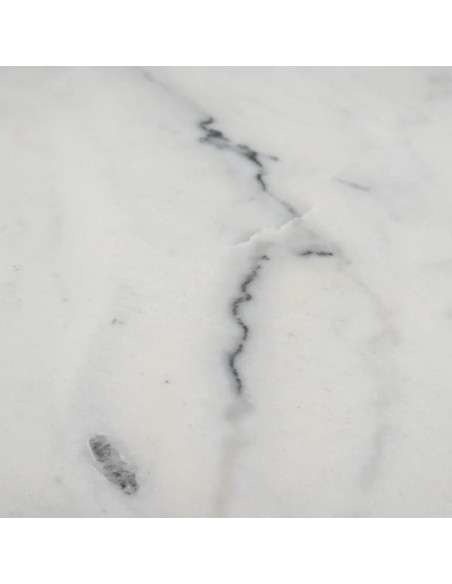 Table bistrot avec plateau en marbre véritable