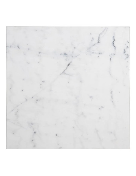 Table bistrot avec plateau en marbre véritable