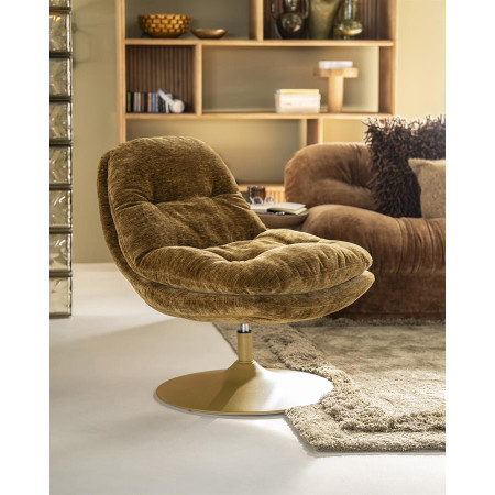 Fauteuil pivotant sur pied central... Fauteuil pivotant sur pied central...