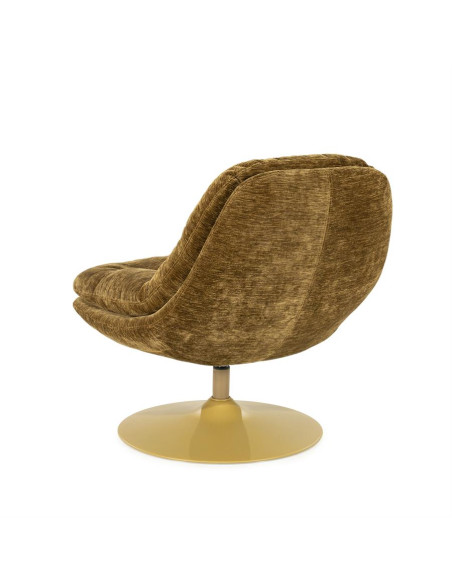 Fauteuil pivotant sur pied central très confortable