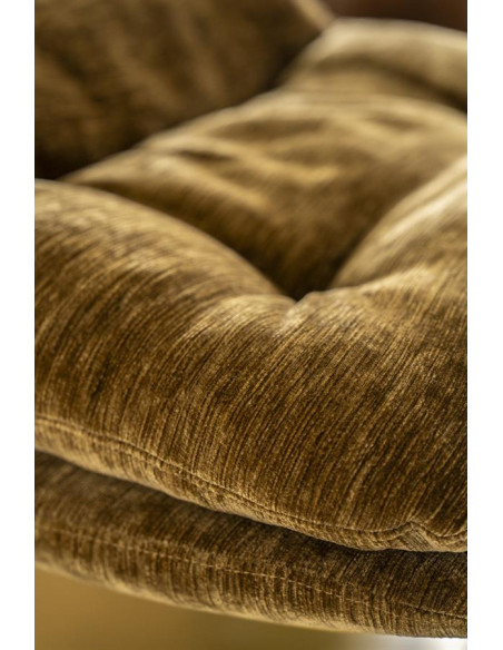 Fauteuil pivotant sur pied central très confortable