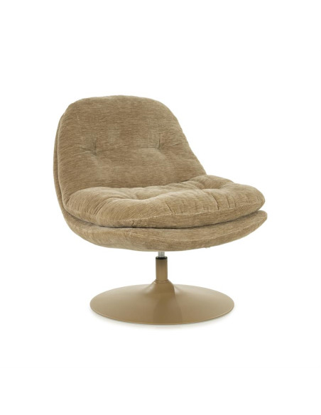 Fauteuil pivotant sur pied central très confortable