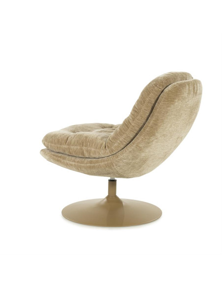 Fauteuil pivotant sur pied central très confortable