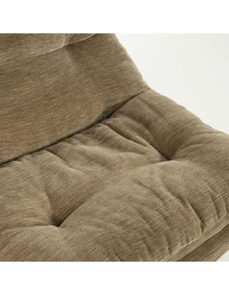 Fauteuil pivotant sur pied central très confortable