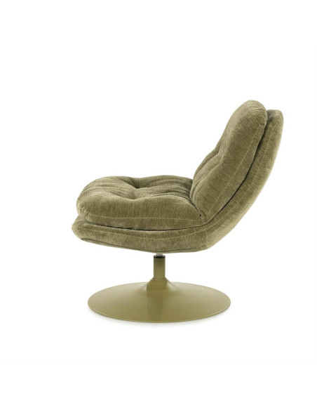 Fauteuil pivotant sur pied central très confortable