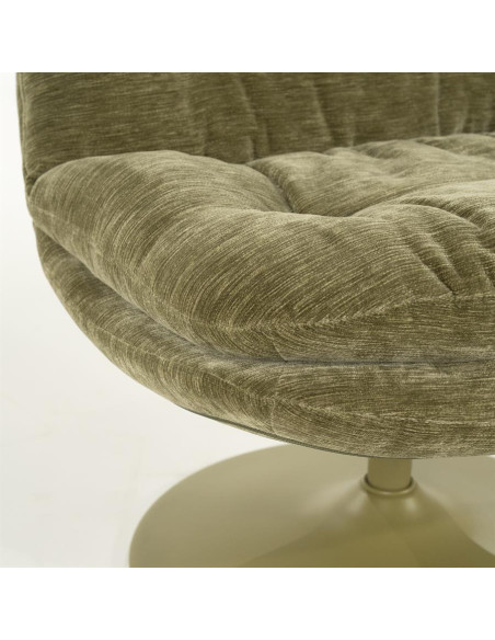 Fauteuil pivotant sur pied central très confortable