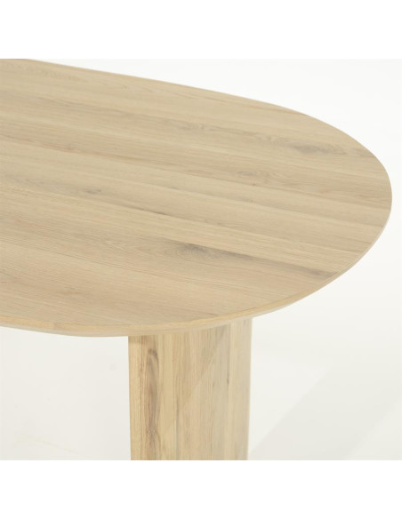 Table de repas ovale en chêne