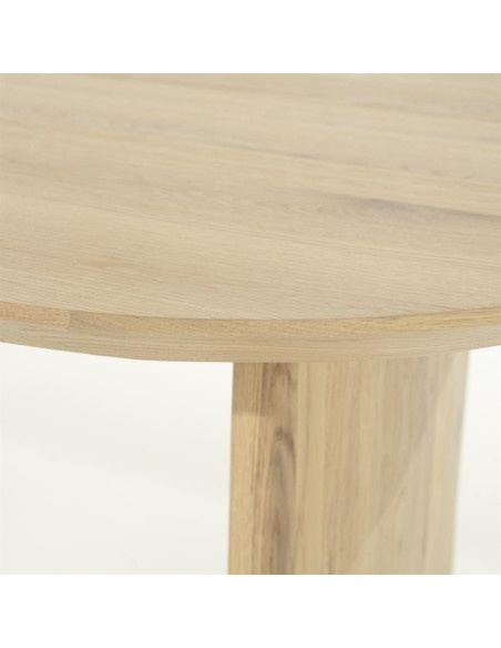 Table de repas ovale en chêne