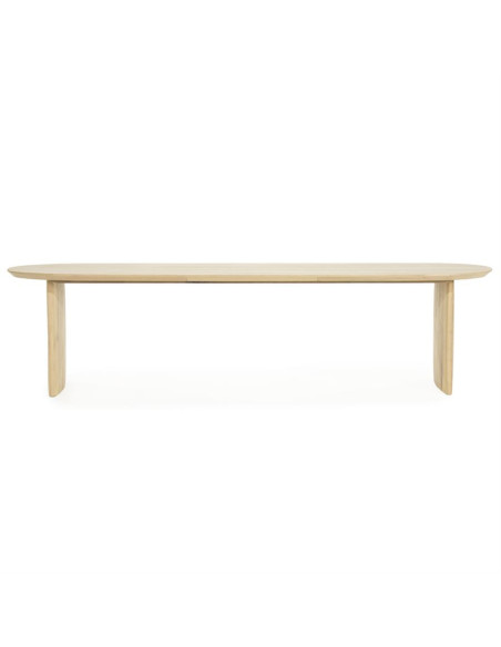 Table de repas ovale en chêne