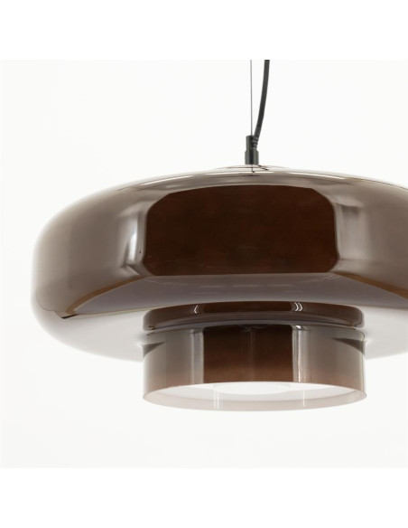 Suspension en verre teinté rétro