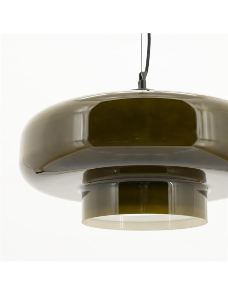 Suspension en verre teinté rétro