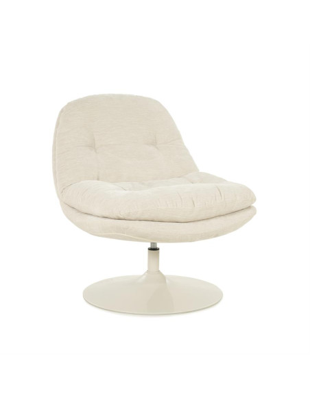 Fauteuil pivotant sur pied central très confortable