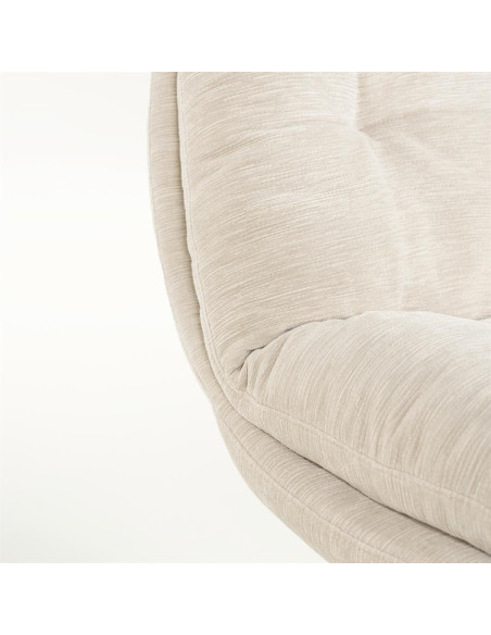 Fauteuil pivotant sur pied central très confortable