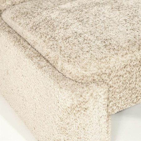 Fauteuil Lounge cubique tissu bouclettes Fauteuil Lounge cubique tissu bouclettes