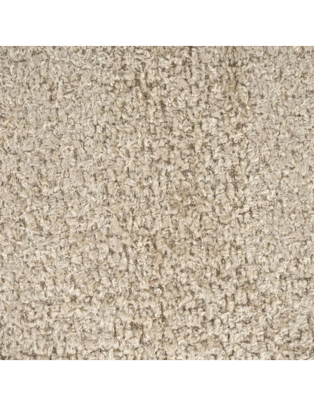 Fauteuil Lounge cubique tissu bouclettes