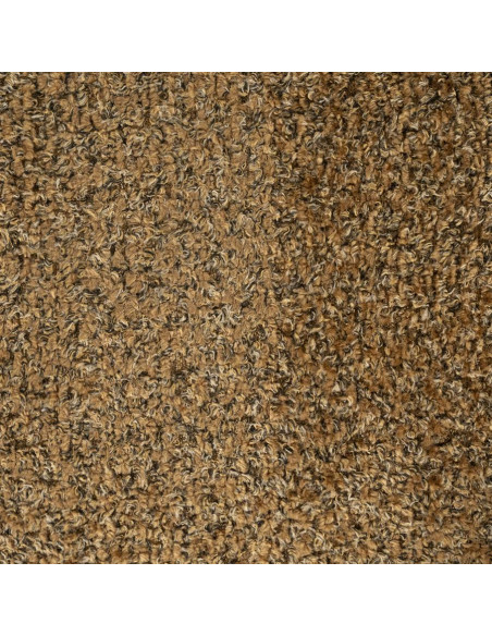 Fauteuil Lounge cubique tissu bouclettes