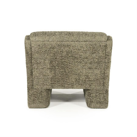 Fauteuil Lounge cubique tissu bouclettes Fauteuil Lounge cubique tissu bouclettes