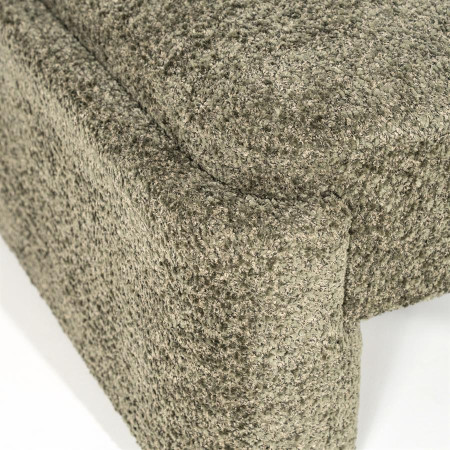 Fauteuil Lounge cubique tissu bouclettes Fauteuil Lounge cubique tissu bouclettes