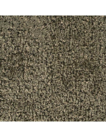 Fauteuil Lounge cubique tissu bouclettes