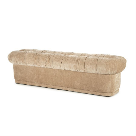 Banquette longue en tissu velours Banquette longue en tissu velours