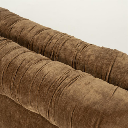 Banquette longue en tissu velours Banquette longue en tissu velours