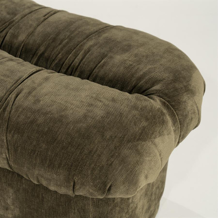 Banquette longue en tissu velours Banquette longue en tissu velours