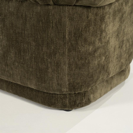 Banquette longue en tissu velours Banquette longue en tissu velours