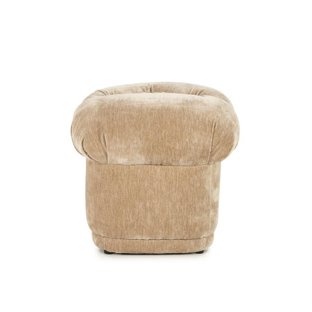 Pouf rétro rembourré tissu velours Pouf rétro rembourré tissu velours