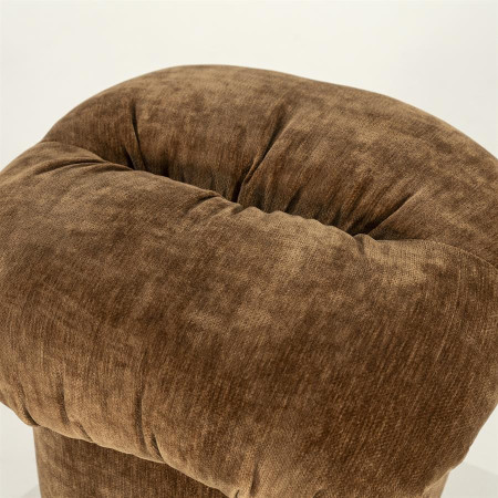 Pouf rétro rembourré tissu velours Pouf rétro rembourré tissu velours