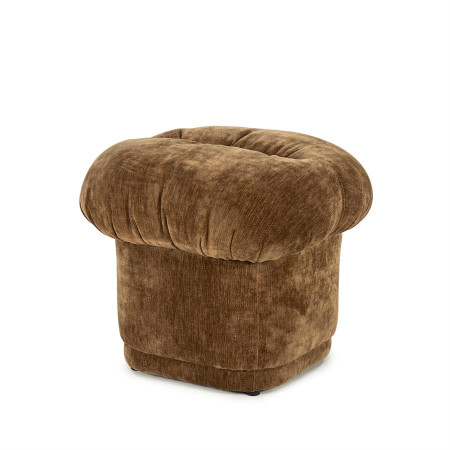 Pouf rétro rembourré tissu velours Pouf rétro rembourré tissu velours