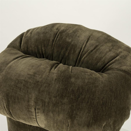 Pouf rétro rembourré tissu velours Pouf rétro rembourré tissu velours