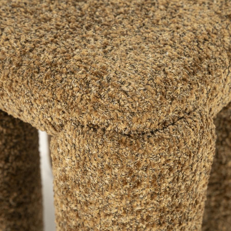 Pouf siège d'appoint tissu effet...