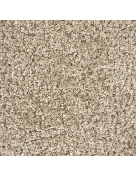 Pouf siège d'appoint tissu effet bouclettes