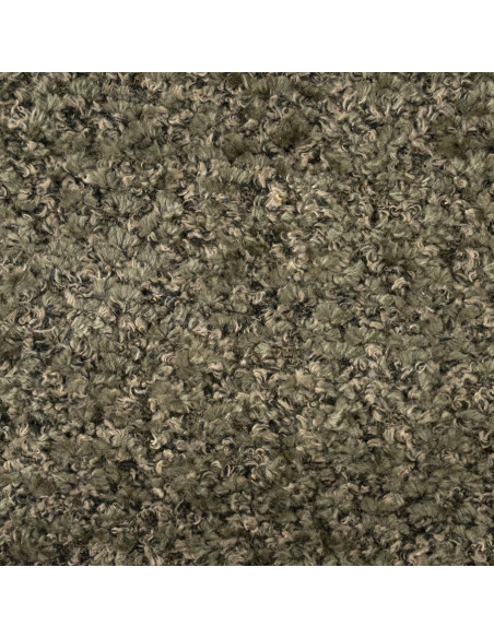 Pouf siège d'appoint tissu effet bouclettes