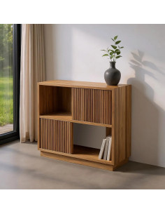 Meuble d'entrée en bois de...