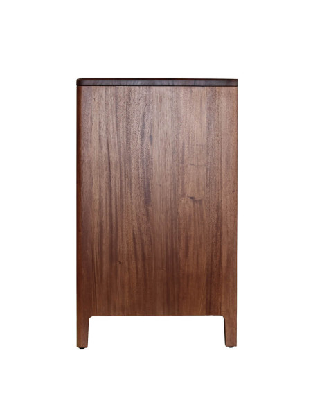 Grand buffet portes coulissantes 3 tiroirs en acajou massif