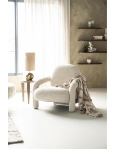 Fauteuil lounge en tissu...