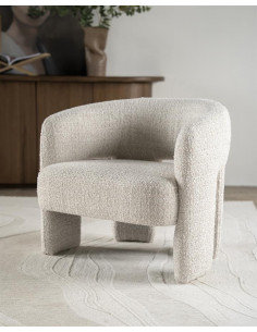 Fauteuil lounge en tissu...