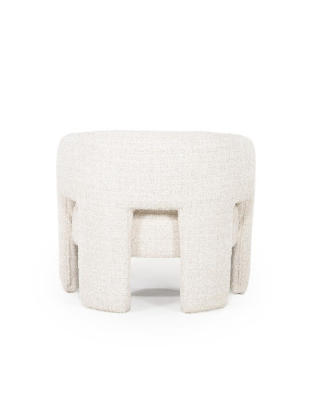 Fauteuil lounge en tissu texturé Hamilton