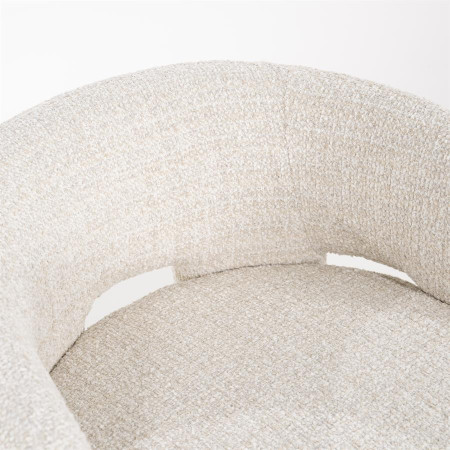 Fauteuil lounge en tissu texturé... Fauteuil lounge en tissu texturé...