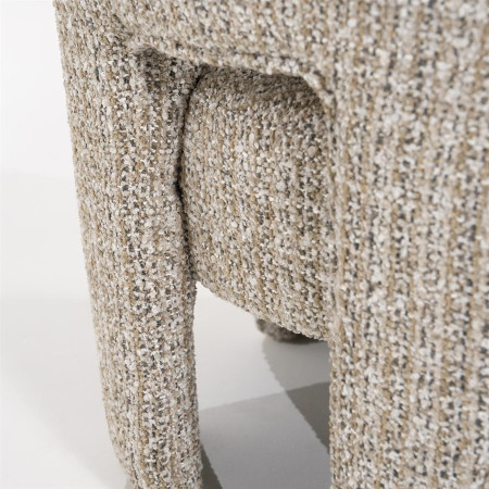 Fauteuil lounge en tissu texturé... Fauteuil lounge en tissu texturé...