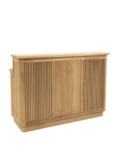 Bar comptoir en teck et...