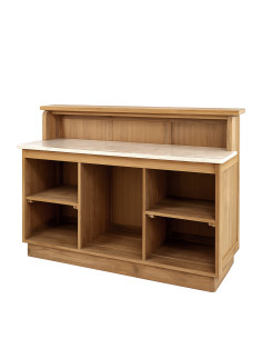 Bar comptoir en teck et... 2