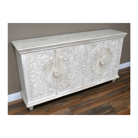 Grand buffet 4 portes sculptées en...