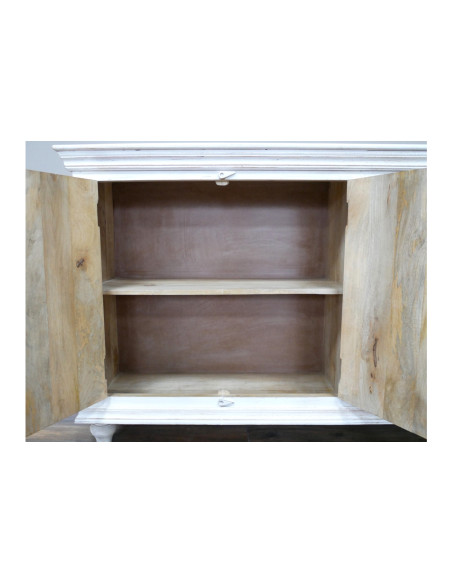 Grand buffet 4 portes sculptées en bois massif