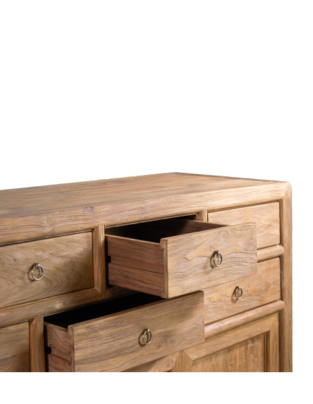 Grand buffet en teck avec de nombreux rangements